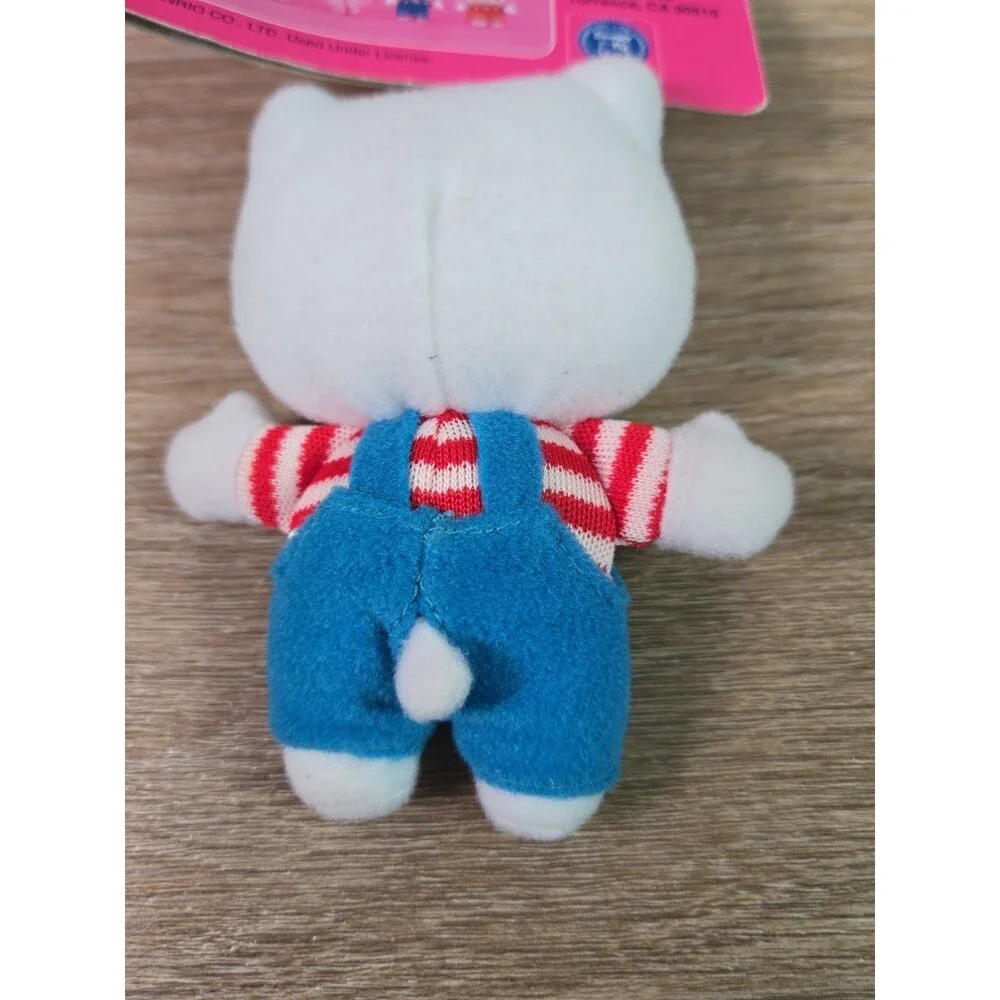 NOS Sanrio Hello Kitty Original in Overalls Nakajima 2002 Cute & Sweet Keychain